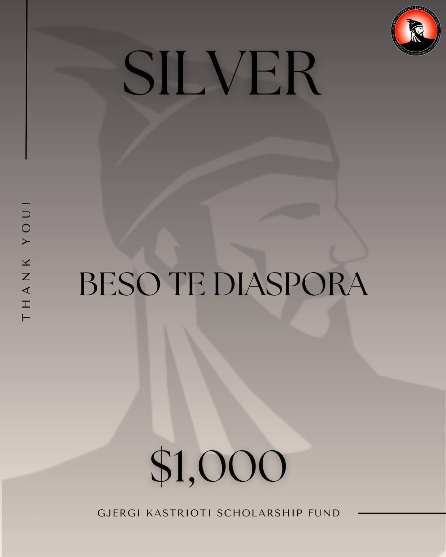 GKSF silver sponsor 2026 Gjergj Kastrioti Scholarship Fund (GKSF) sponsorship 2026